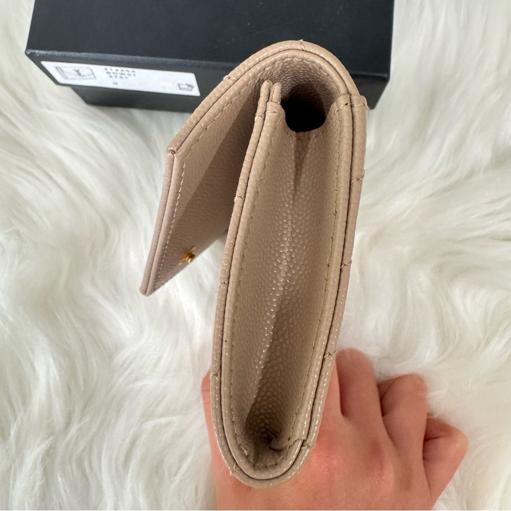 YSL Saint Laurent Small Monogram Envelope Wallet - Picture 7 of 14